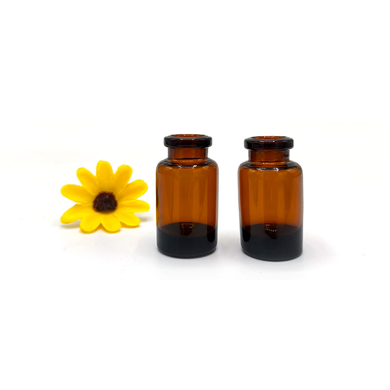 U-shaped Amber Glass Reagent Bottle